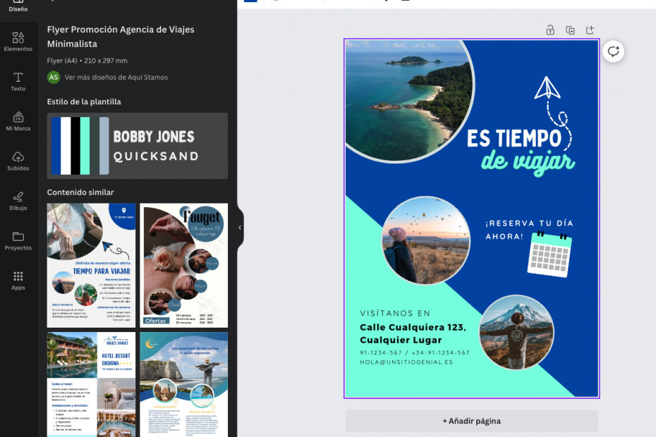 Cómo descargar de Canva para imprimir: guía para evitar errores de imprenta captura de pantalla del editor de canva