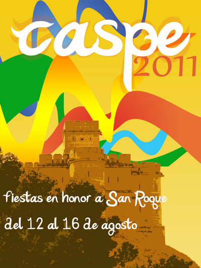 ejemplo portada programa de fiestas Caspe 2011
