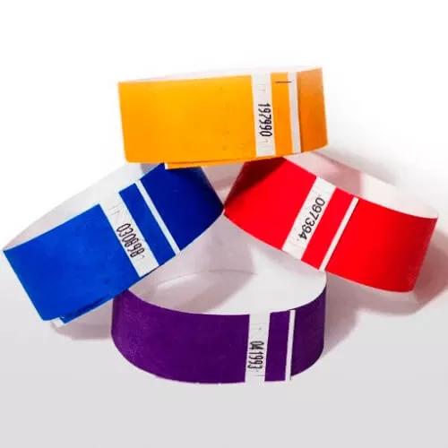 pulseras Tyvek personalizadas