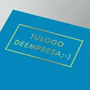 Tarjetas con stamping digital oro o plata para marcas premium