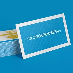 Tarjetas en papel verjurado con textura elegante